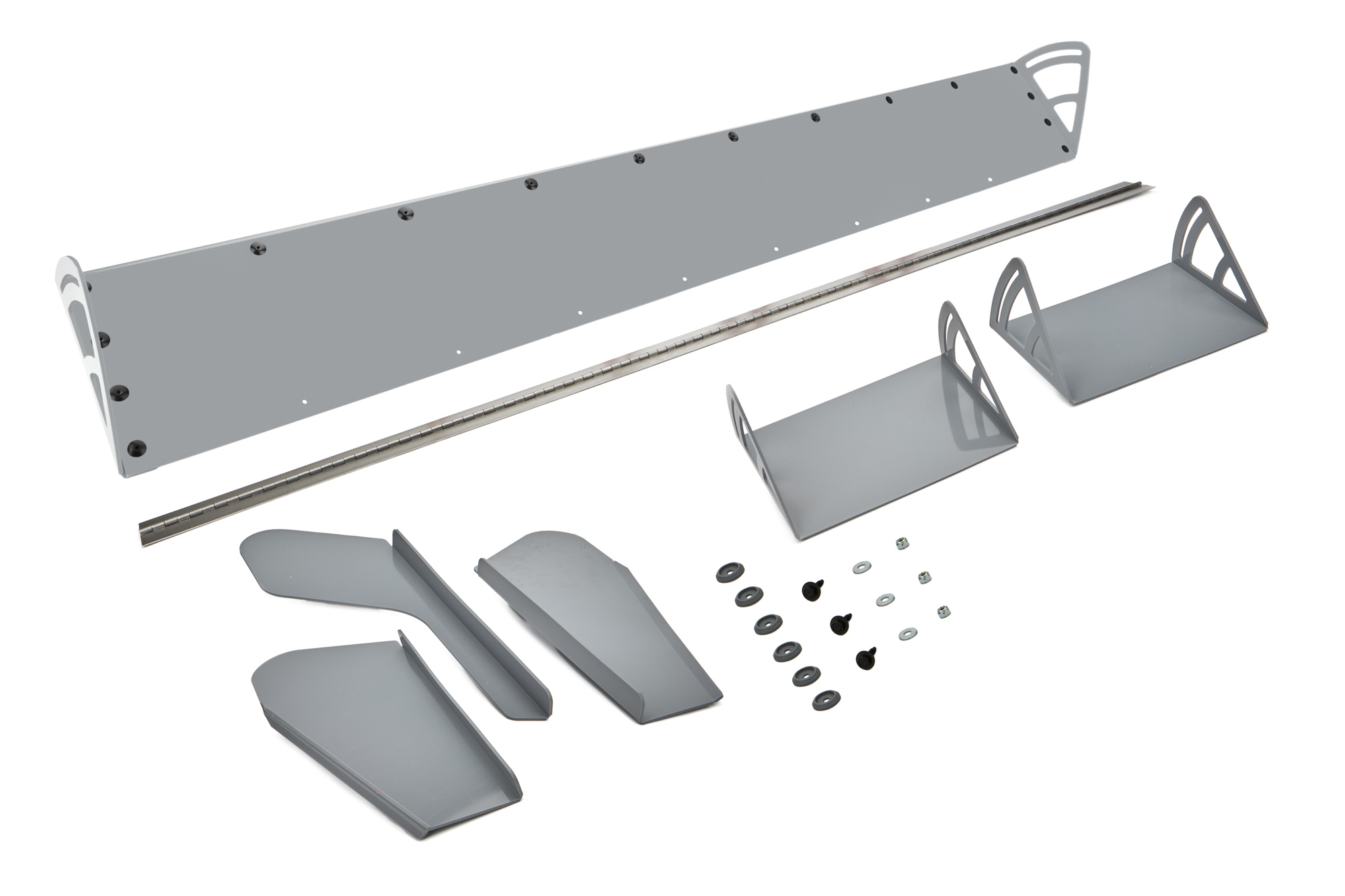 DOMINATOR RACE PRODUCTS Plastic Spoiler 8x72in LM Gray 920-GRY