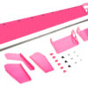 DOMINATOR RACE PRODUCTS Plastic Spoiler 8x72in LM Pink 920-PK