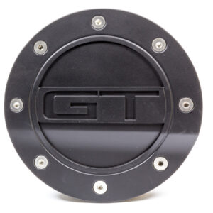 DRAKE AUTOMOTIVE GROUP Fuel Door GT Black 15- Mustang FR3Z-6640526-GA