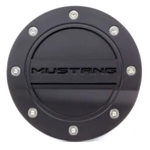 DRAKE AUTOMOTIVE GROUP Fuel Door Mustang Black 15-   Mustang FR3Z-6640526-MA