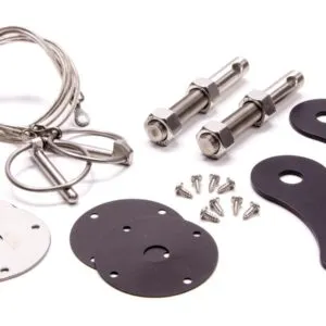 DRAKE AUTOMOTIVE GROUP Hood Pin Kit Stainless 05-09 Mustang S1MS-16892-SSK