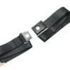 DRAKE AUTOMOTIVE GROUP 67-73 Mustang Seat Belts 2 Point Push Button SB-BK-PBSB