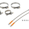DRAG RACE SOLUTIONS 10in Lite Tether Set 2.375 Pri/4.500 Clamp 2010-2375-4500