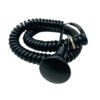 DRAG RACE SOLUTIONS Shredder Transbrake Button w/Cord - Black 3109-MBLK