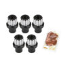 DRAG RACE SOLUTIONS Billet Aluminum 12pt Lug Nuts - 1/2 5pk 7305-500M