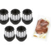 DRAG RACE SOLUTIONS Billet Aluminum 12pt Lug Nuts 1/2 5pk 7605-500M