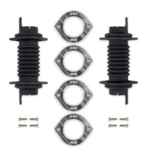 DETROIT SPEED ENGINEERING Door Jamb Wiring Boot Kit - Billet Trim 010421DS