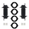 DETROIT SPEED ENGINEERING Door Jamb Wiring Boot Kit -Black Anodize Trim 010422DS