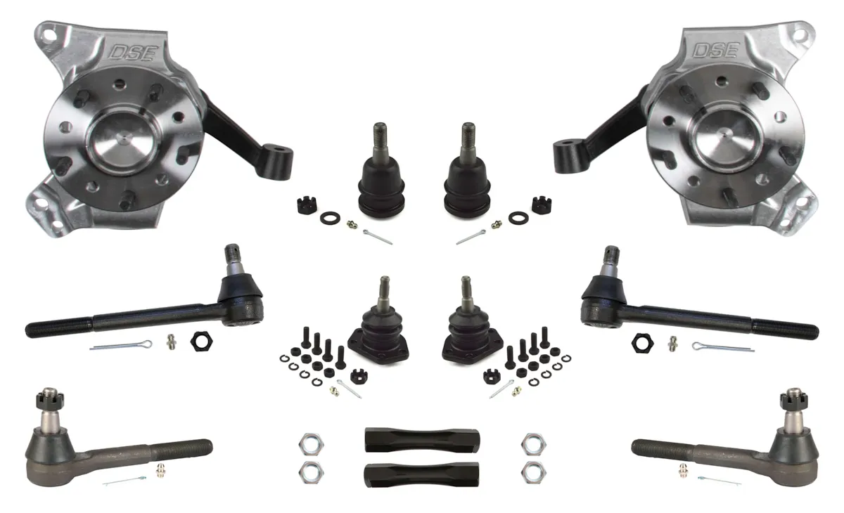 DETROIT SPEED ENGINEERING Front Drop Spindle Kit 71-72 C10 Truck 032091DS