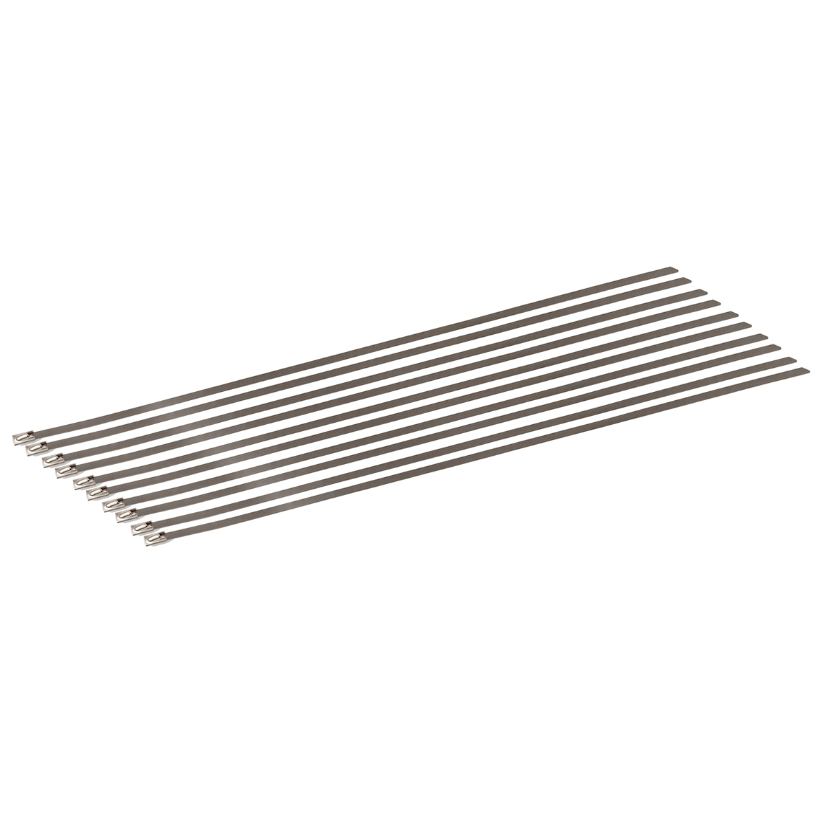 DESIGN ENGINEERING Stainless Steel Locking Ties 20in. (10 Per Poly 10203