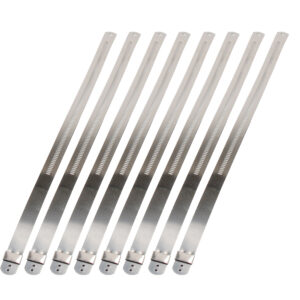 DESIGN ENGINEERING Positive Locking Ties 12mm x 9in  8-pk 10211