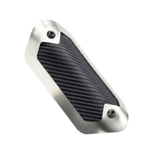DESIGN ENGINEERING Flexible Heat Shield 3.5 in x 6.5in Brushed/Onyx 10900