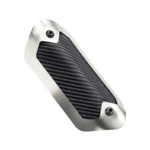 DESIGN ENGINEERING Flexible Heat Shield 3.5 in x 6.5in Brushed/Onyx 10900