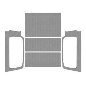 DESIGN ENGINEERING 2004-06 Jeep Wrangler LJ Headliner Kit Gray 50605