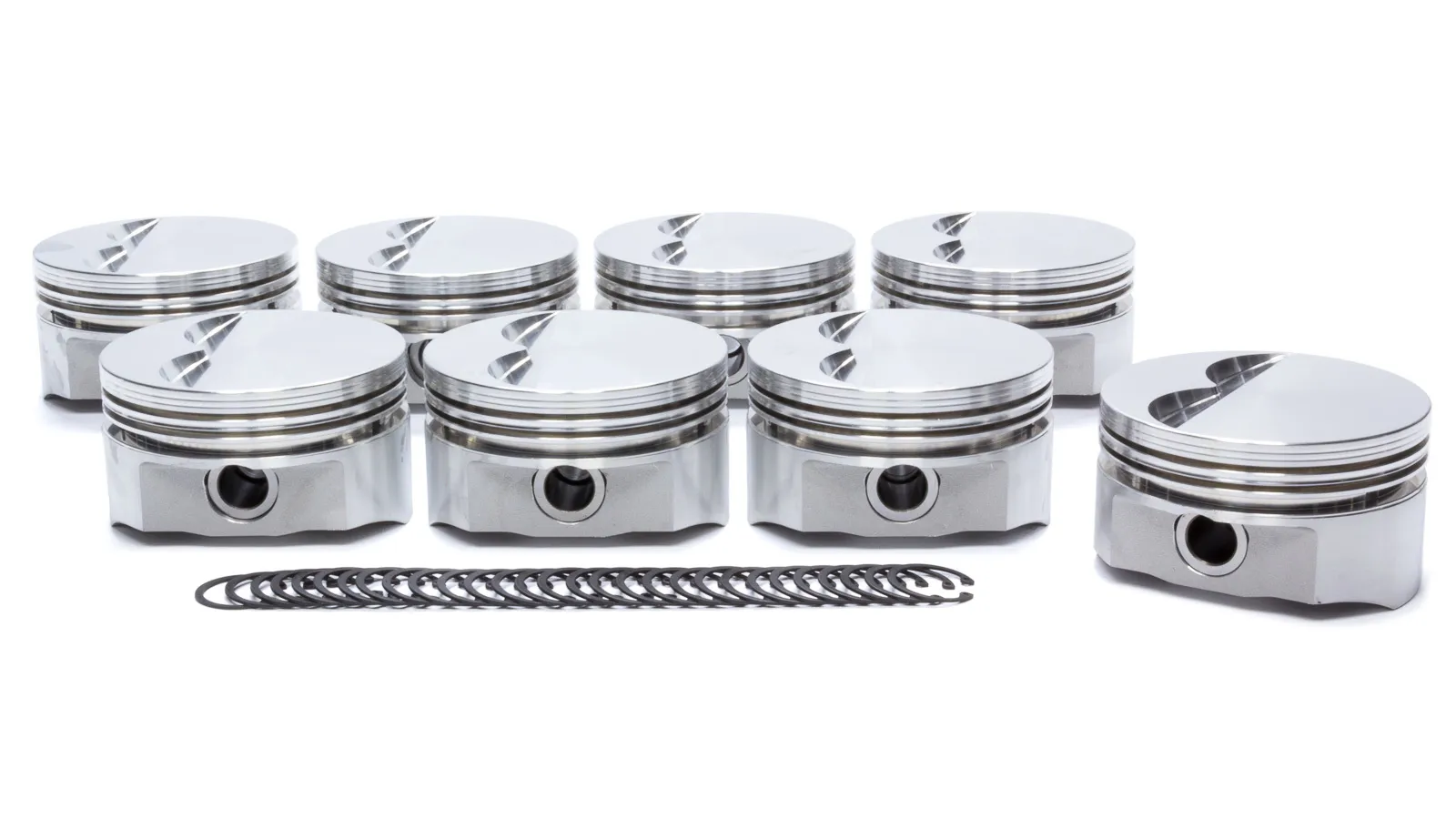 DSS RACING SBC E Piston Set 4.030 F/T -5cc 8710-4030