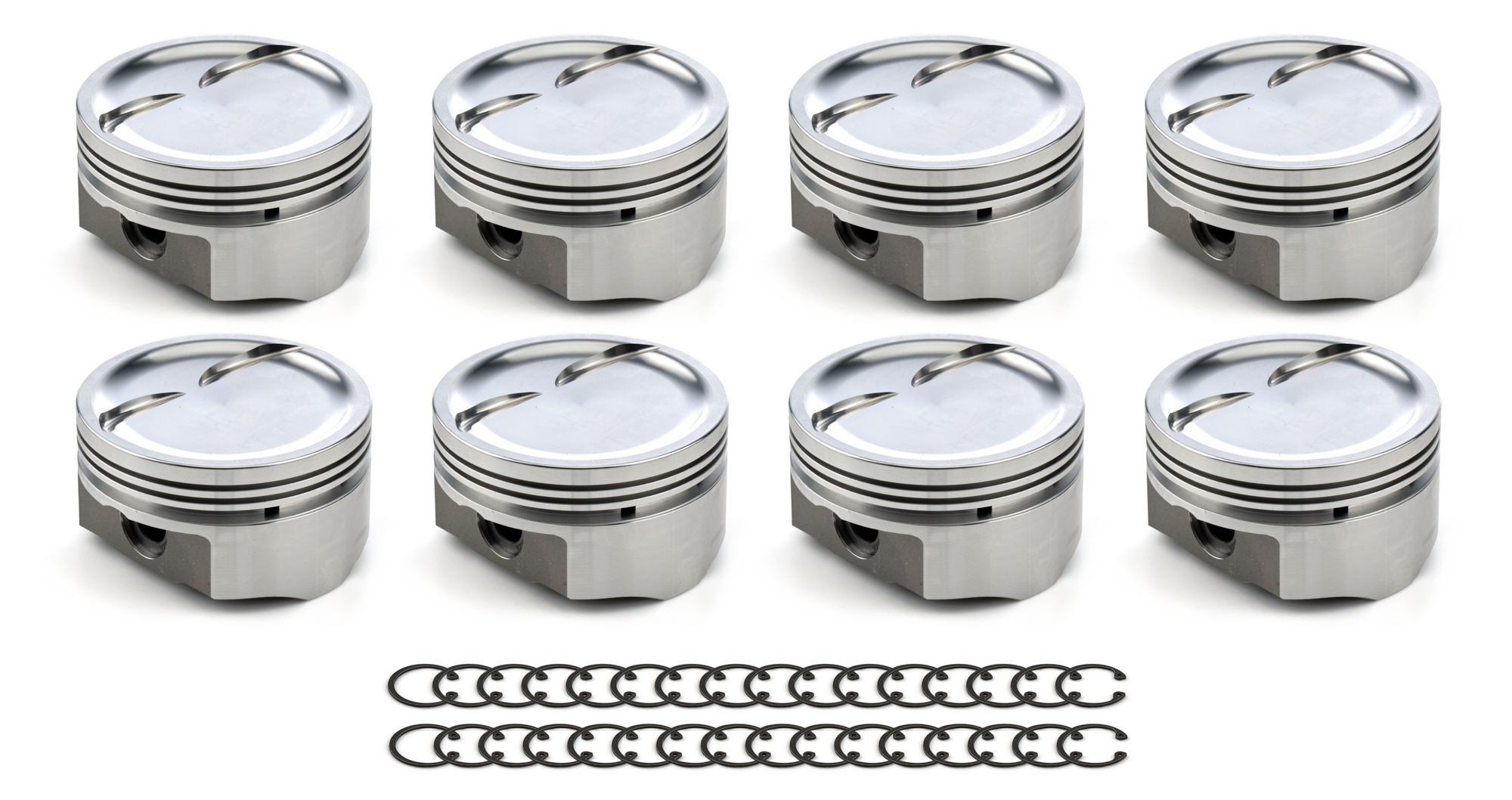 DSS RACING SBC Dished Piston Set 4.060 Bore -18cc D 8712-4060