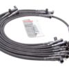 PERFORMANCE DISTRIBUTORS Live Wires SBC Under Headers HEI 90 Deg Black C9051BK