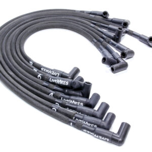 PERFORMANCE DISTRIBUTORS Live Wires SBC Over V/C HEI 90 Deg Black C9053BK