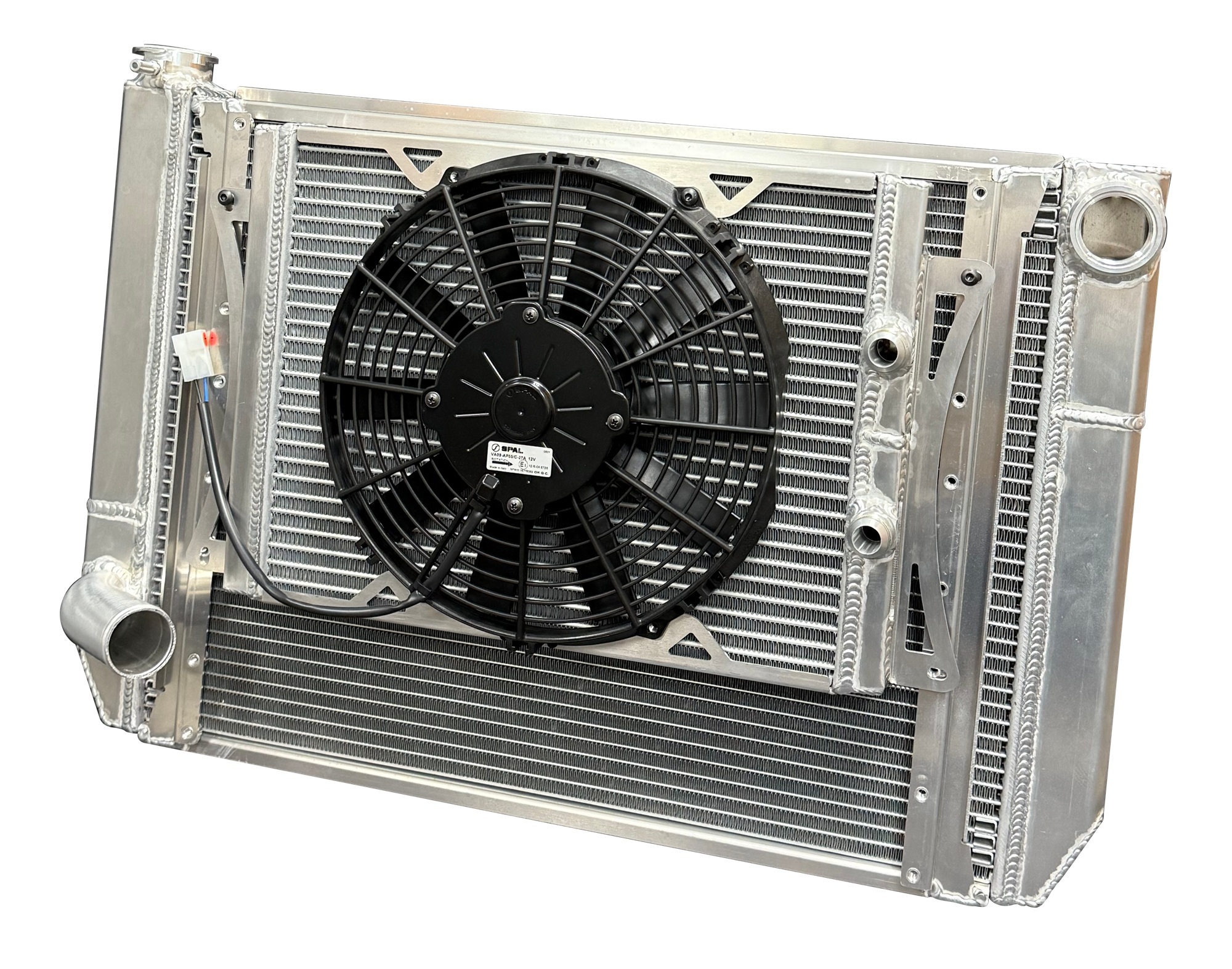 FLUIDYNE PERFORMANCE Radiator Dbl 29X18 W/Oil Cooler Fan W/O Fill MGM.SLM.CLOSEDV2