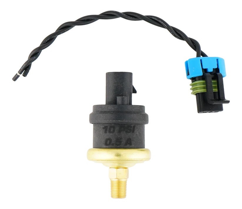 DEATSCHWERKS Adjustable 10psi Switch 1/8NPT .5Amp w/Pigtail 4-Hobbs-10