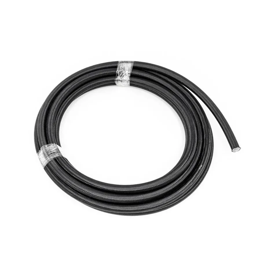 DEATSCHWERKS #6 Black Nylon Braided PTFE Hose 20 feet 6-02-0864-20
