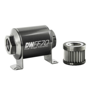DEATSCHWERKS Fuel Filter 8an Female ORB Ports 70mm Length 8-03-070-010K