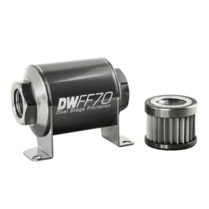 DEATSCHWERKS Fuel Filter 8an Female ORB Ports 70mm Length 8-03-070-010K