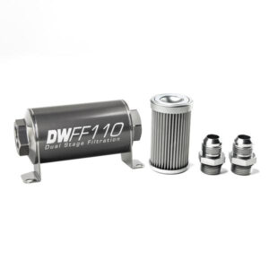 DEATSCHWERKS In-line Fuel Filter Kit 10an 10-Micron 8-03-110-010K-10