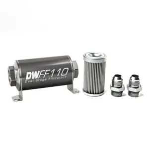 DEATSCHWERKS In-line Fuel Filter Kit 10an 10-Micron 8-03-110-010K-10