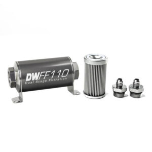 DEATSCHWERKS In-line Fuel Filter Kit 6an 10-Micron 8-03-110-010K-6