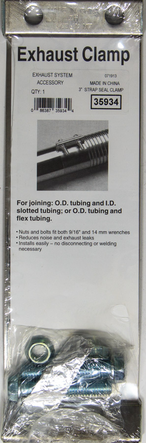 DYNOMAX Band Clamp 3.0in S/S 35934
