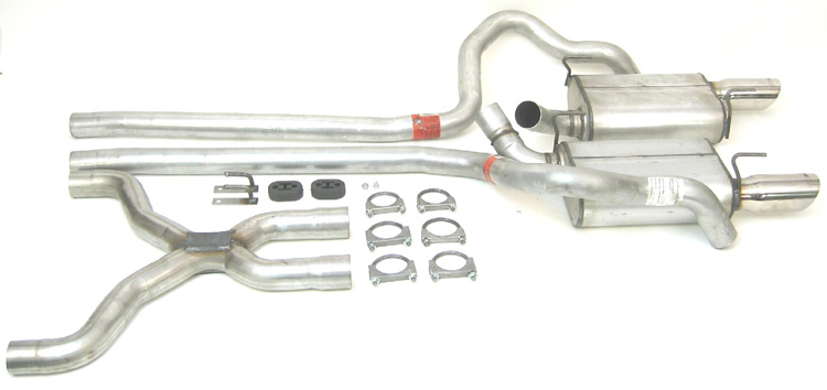 DYNOMAX SS Cat Back Exhaust 05-09 Mustang 4.0L 39434