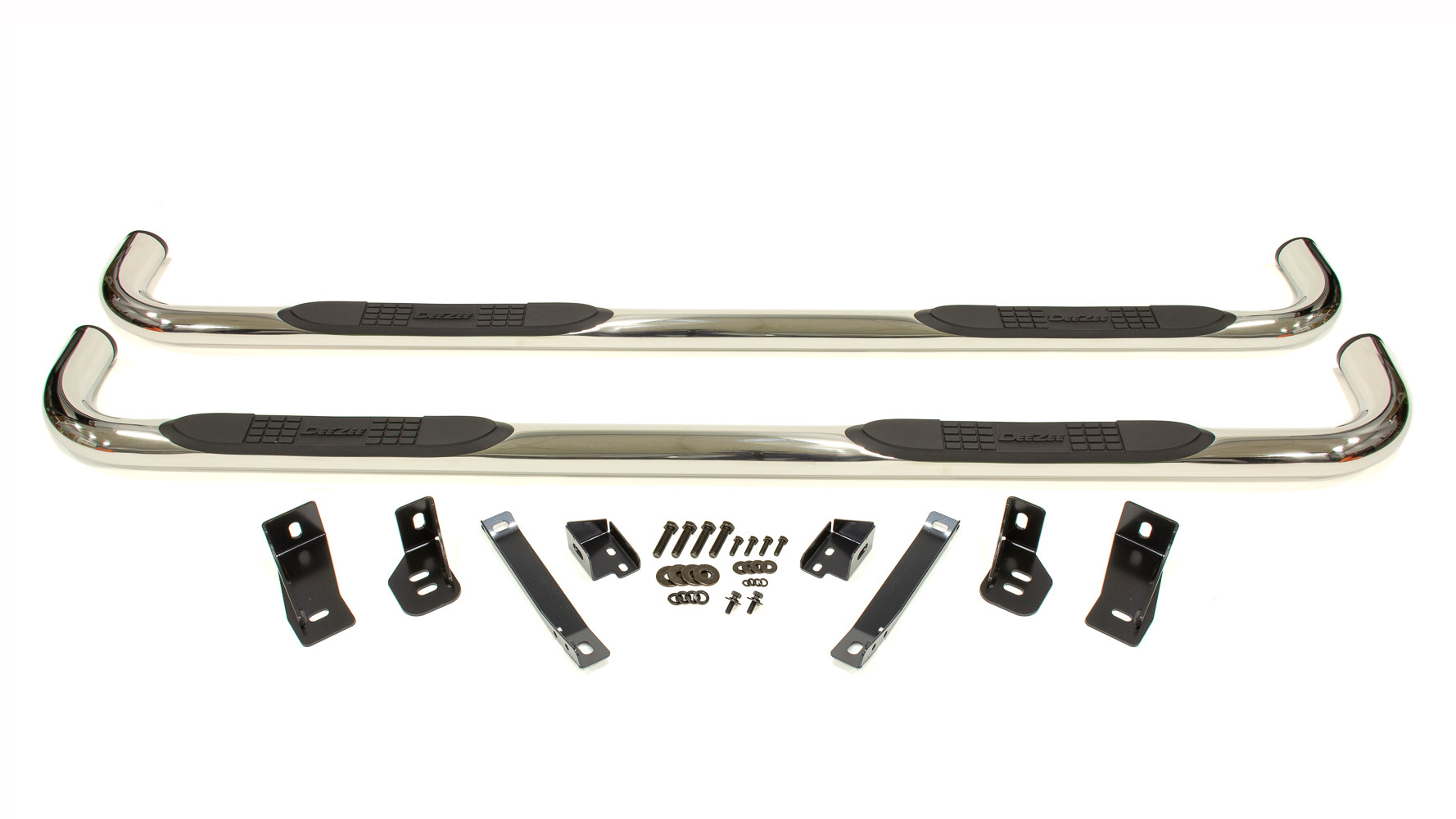 DEE ZEE 3in Round Step Bars 14- GM P/U Crew Cab DZ 372533