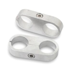 EARLS 9/16in. Polished Alum. Hose/Tube Separators-2pk 167209ERL