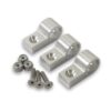 EARLS 1/2in Polished Alum Line Clamp (3pk) 170208ERL