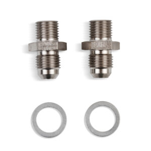 EARLS 6an Male to 1/4-18 NPSM Adapter Fittings 2pk 940006ERL