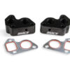 EARLS GM LS Remote Water Pump Adapters (2pk) Black LS0022ERL