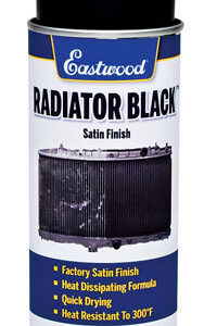 EASTWOOD Radiator Black Paint Satin 12oz Aerosol 10340Z