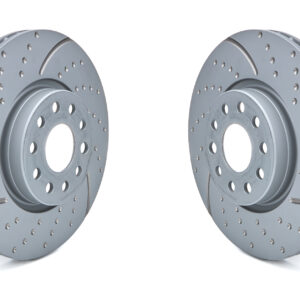 EBC BRAKES USA INC Brake Rotor Kit Turbo Front Volkswagen Golf GD1386