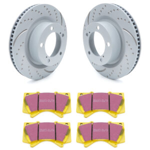EBC BRAKES USA INC Brake Rotor Kit Turbo Frt Toyota Land Cruiser GD7435