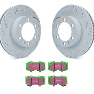 EBC BRAKES USA INC Brake Rotor & Pad Kit Greenstuff Toyota S3KF1128