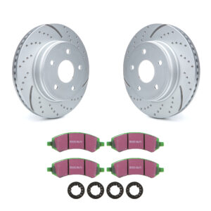 EBC BRAKES USA INC Brake Rotor & Pad Kit Greenstuff Durango S3KF1153