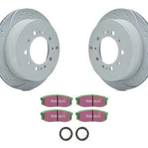 EBC BRAKES USA INC Brake Rotor & Pad Kit Greenstuff Toyota/Lexus S3KR1108