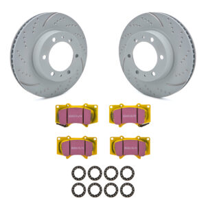 EBC BRAKES USA INC Brake Rotor & Pad Kit Yellowstuff Toyota S5KF1347