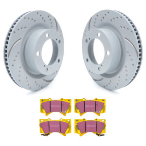 EBC BRAKES USA INC Brake Rotor & Pad Kit Yellowstuff Toyota/Lexus S5KF1460