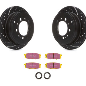 EBC BRAKES USA INC Brake Rotor & Pad Kit Yellowstuff Toyota S5KR1280