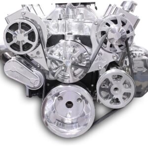 EDDIE MOTORSPORTS Serperntine Pulley Kit Small Block Chevy MS107-55BP