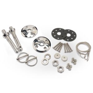 EDDIE MOTORSPORTS Hood Pin Kit Thru-Bolt MS110-44P