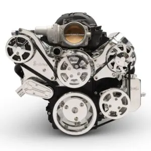 EDDIE MOTORSPORTS Serperntine Pulley Kit LS Engine MS117-90BP