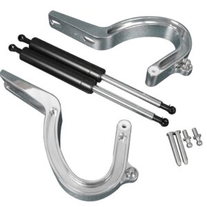 EDDIE MOTORSPORTS Billet Trunk Hinges Polished MS149-15P